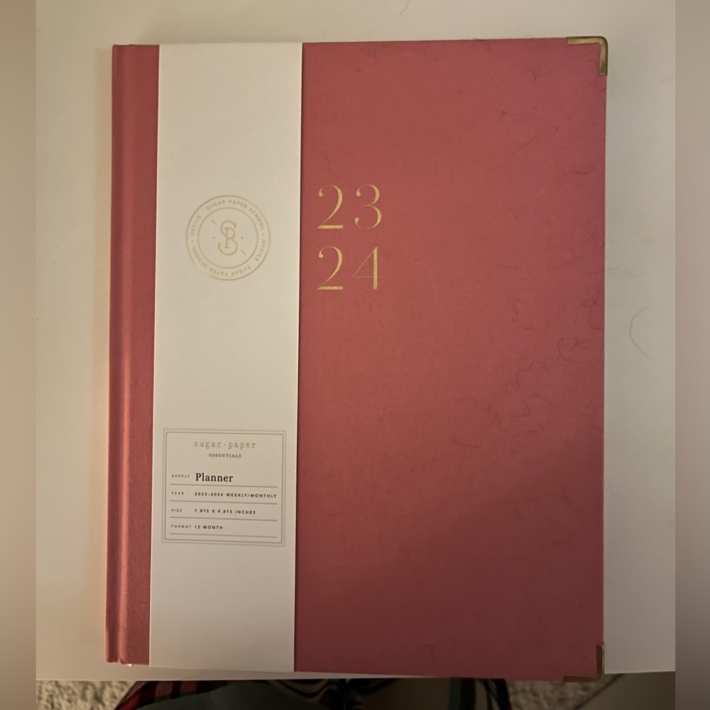 NWT sugar paper pink planner